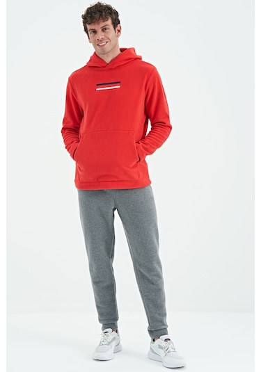 Air Jones Tommy Life Hern Fiesta Erkek Polar Sweatshirt - 88301 Kırmızı
