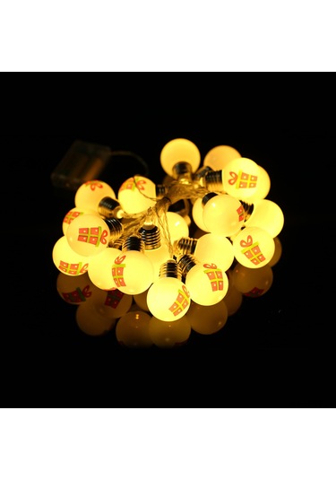 Hfambition 1.5m 10 Led Noel Hediyesi Desenli Sürekli Aydınlatma Işık Zinciri - Noel Ve Özel Gün Dekorasyonu Pil Dahil Değil Diğer