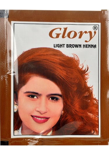 Glory Açık Kahverengi Hint Kınası (Light Brown Henna) 10 Gr Paket