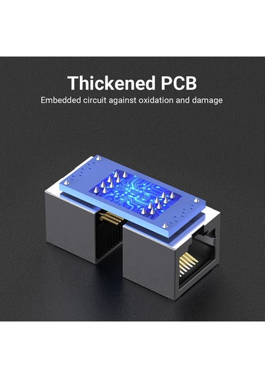 Springsun Vention Ipvw0 Rj45 Konnektör Cat.6 Ftp Keystone Jack Bağlantı Parçası Ağ Kablosu Uzatma Beyaz 1 Adet