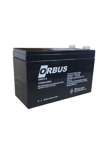 Orbus 12v 9ah Agm Akü
