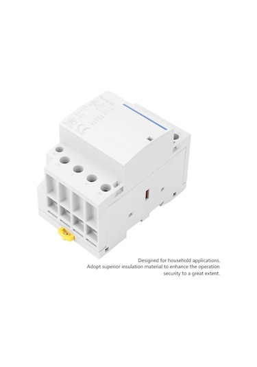 Vkemall Ev Kullanıma Uygun 4p 40a Ac Kontakörü, 2no2nc, 230v, Gürültüsüz, Güvenli Yalıtım, Kolay Kurulum