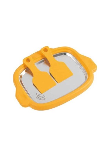 Besthome1 304 Paslanmaz Çok Amaçlı Dondurma Yoğurt Makinesi, Karıştırmalı Tencere, Sarı Renk Sarı