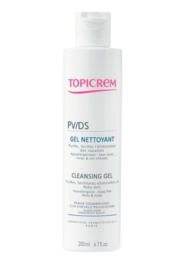 Topicrem PV/DS Gel Nettoyant Cleansing Köpüklü Saç ve Vücut Jeli 200 ML
