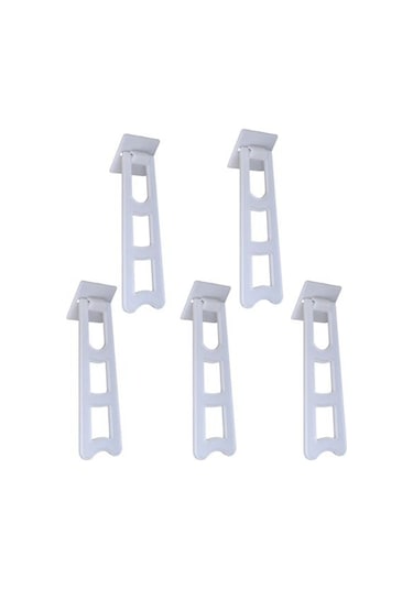 Beyaz 5 Adet Fotoğraf Çerçevesi Standı Ayarlanabilir Açı Yapışkanlı Destek Fotoğraf Ekranı Stand Braketi Arka Bacak Ayak Ofis Aksesuarı M