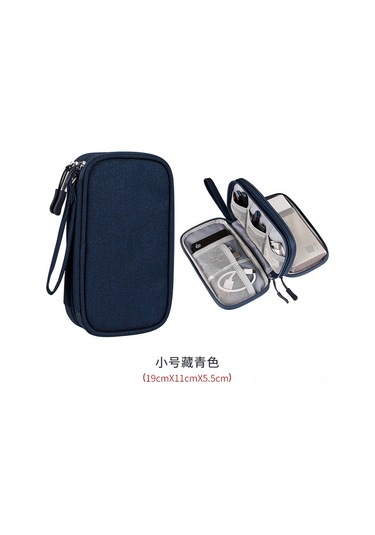 Konesam Küçük Mavi Switch Saklama Çantası - Kaliteli Kumaş, Yumuşak Ve Dayanıklı, Elektronik Aksesuarları Güvenli Tutar