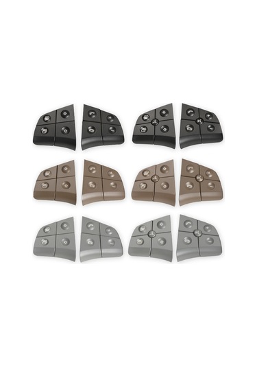 Teltree Mercedes Ml W164/b W245/r Serisi 5 Tuşlu Kahverengi Direksiyon Fonksiyon Anahtarı - Dayanıklı Abs+pc Malzeme 1-gang