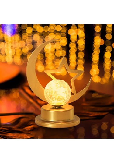 Neevoyu Ramazan Bayramı Demir Yapı Islak Işık Masaüstü Dekorasyon Aydınlatma Pil Dahil Değil Diğer