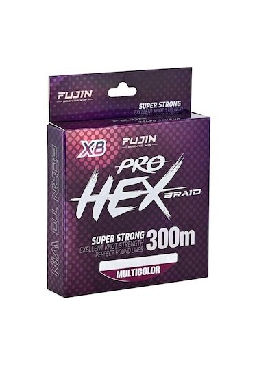 Fujin Pro Hex 8x 300mt Multicolor İp Misina 0,16 Mm
