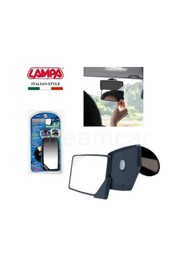 Lampa Iç Vantuzlu,Mıknatıslı Geniş Görüş Aynası 65554