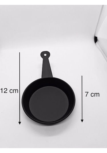 Reoona Metal Kaşık Sosluk Üç Adet. Siyah