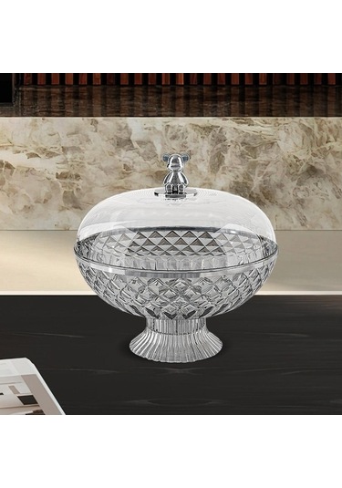 Trendooze Meyve Sepeti Standı - Düğün & Parti Tezgahı - Açık Gri Açık Gri