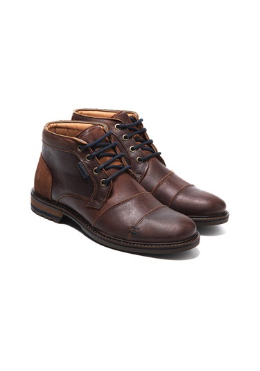 Bot Erkek 10522 021 Wk-john May Orkut Suede Cognac Kahve