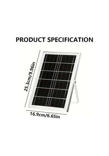 Boatshop1 Usb 4p 1 Adet Güneş Paneli 4 Usb Arayüzü Karavan Piknik Tekne Cep Telefonu Evcil Hayvan Yatağı İçin Solar Enerji Kaynağı