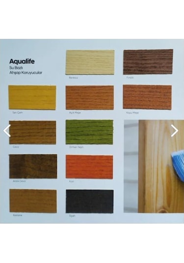 Tek Aqualıfe Su Bazlı Ahşap Koruyucu Açık Meşe 2,5 Lt