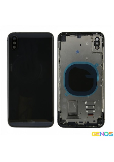 Apple Uyumlu iPhone Xs Max Boş Kasa Siyah Sn808525