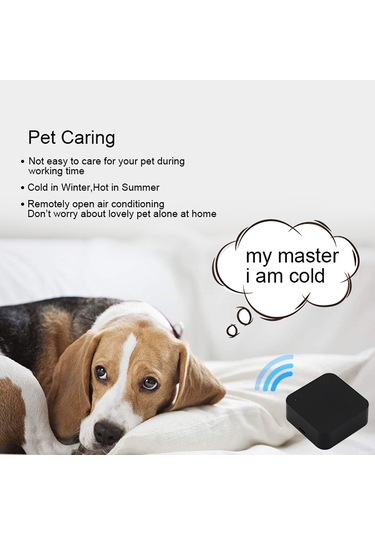 Shineyee Tuya Wifi Akıllı Sesli Entegre Kumanda, Ev Aletlerini Klima, Tv, Stb 38khz İle Kontrol Et, Google Home/alexa Desteği, 2.4g Wi-fi, Tuya Uygulaması - Wifi-rf