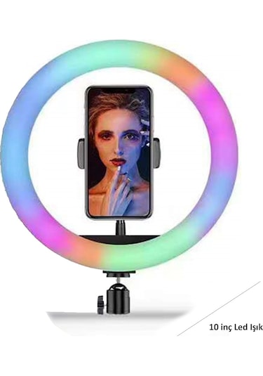 Abatech Mj26 Ringlight 10 Inç Led Işık Siyah