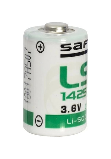 3.6 Volt Kısa Lityum Saft Pil 14250
