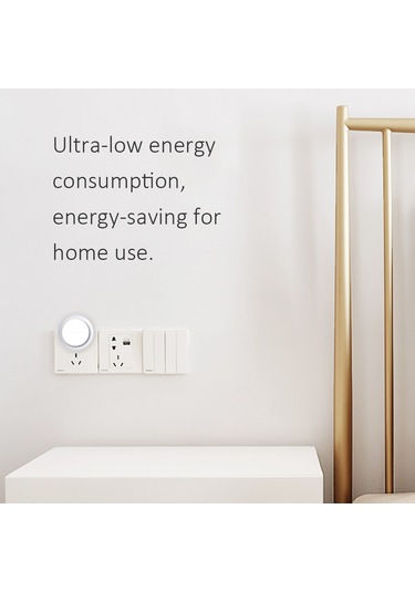 Ranyeek Yeelight Akıllı Işık Sensörlü Led Gece Lambası, Otomatik Aydınlatma, Yumuşak Sıcak Işık, Avrupa Standartı, 0.5w Enerji Tasarruflu, Plug & Play Diğer