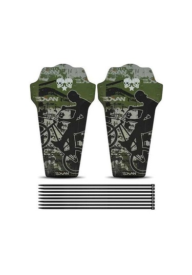 Pazly Takım Seti Renkli Ön Ve Arka Bisiklet Çamur Lastiği Koruması Hc 1 Çok Renkli Çok Renkli