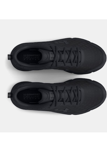 Under Armour Erkek UA Charged Assert 10 Koşu Ayakkabısı 3026175-004 Siyah