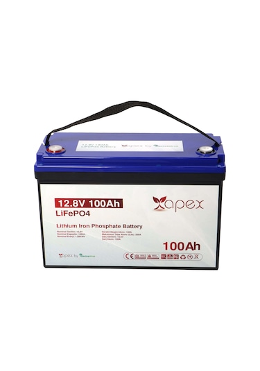 Apex 12.8v 100ah Lityum Akü Lifepo4