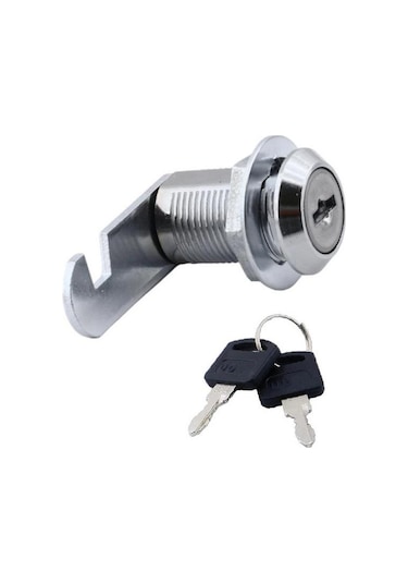 Zhltools Dolap Çekmece Kilidi Mandallı Çekmece Kilidi 2 Anahtarlı Mobilya Dolap Kilit