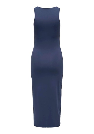 Onlea S/l Long Slıt Dress Jrs Lacivert Cok Renklı