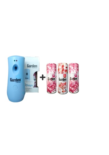 Garden Oda Kokusu Freshmatik, Otomatik Sprey Makine +bubble Gum Parfüm Esansı Yedek Sprey 260 Ml Air Freshener + Otomatik Sprey Yedeği Oda Spreyi Bubble Gum Parfüm Esansı 260 Ml X 3 Adet Bubblegum