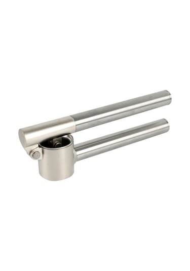 Xiyyadms Paslanmaz Çelik Sarımsak Presi - Kolay Kullanımlı 3 Boyut Seçenekli Mutfak Yardımcısı Gümüş