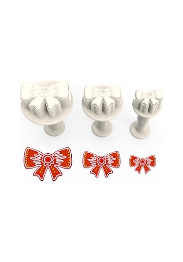 Fiyonk Basmalı (Enjektörlü) Kopat Kurabiye Kalıbı – 3'lü