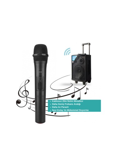 Techtic Vhf Kablosuz Profosyonel El Mikrofonu