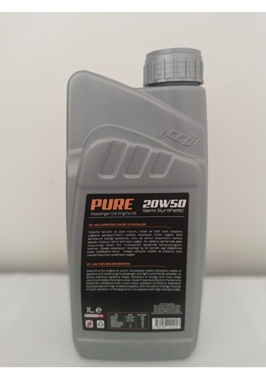 Ccp Pure Semi Synhetic 20W-50 Motor Yağı 1 L