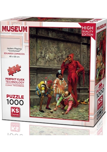 Ks Games 1000 Parça Cochonnet Oyuncuları Puzzle