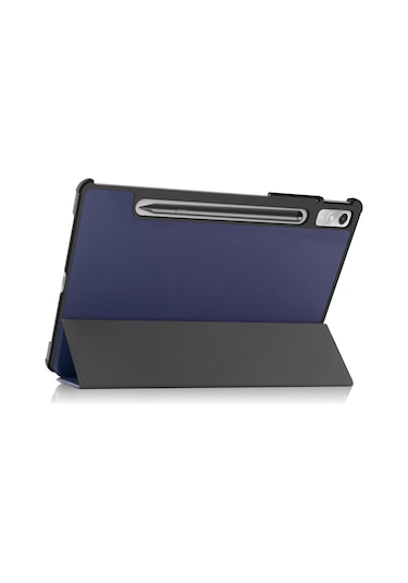 Butu Lenovo Uyumlu Tab P11 Pro Gen 2 Üç Katlı Stand Pu Deri Tablet Kılıfı Otomatik Uyandırma/uyku Fonksiyonu Damla Korumalı Kapak