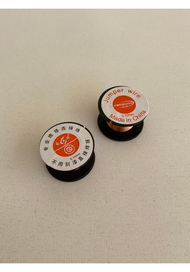 Emaye Kaplı Bakır Yol Çekme Teli 0.10Mm 10 Metre