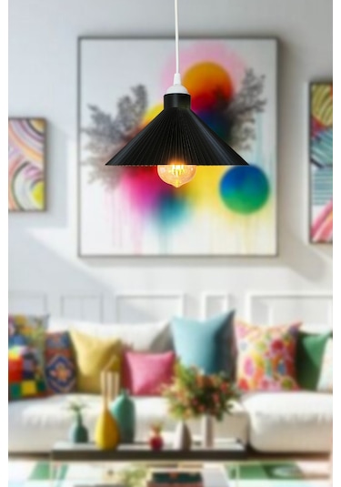 Salon Avize,mutfak Avize,14 Farklı Renk Yatak Odası Avize,pinterest Avize, Bohem Avize E27 Duy Siyah