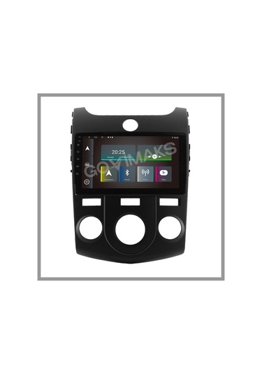 Kıa Cerato Forte Siyah 2010-2012 6 Gb Ram 128 Gb Hafıza Androıd Multımedıa Teyp