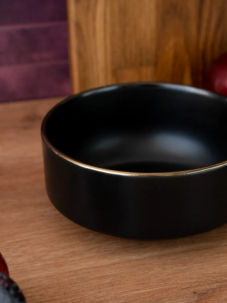 Korall Salata Kasesi Seti Hediyelik 2 Adet 750ml Elite Siyah 32447209 Siyah