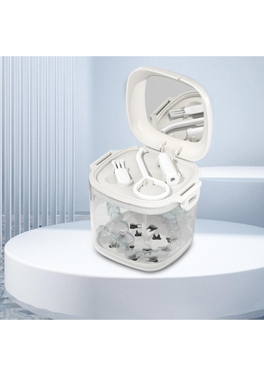 Dolıty Yaşlı Hediye Için Süzgeç Sepeti Protez Kupası Beyaz