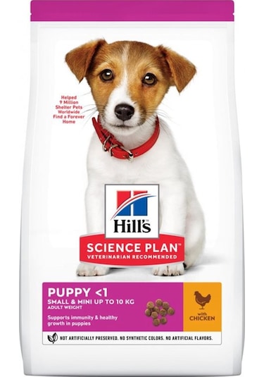 Hill's Puppy Small & Mini Tavuklu Küçük Irk Yavru Köpek Maması 3 KG