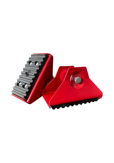 Reedark Alüminyum Merdiven Kayma Engelleme Yedek Ayaklıklı Paspas - 2 Adet Ve Uyumlu Vida Seti