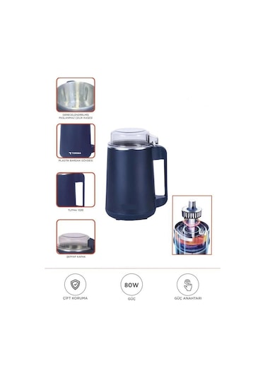 Kahve Ve Baharat Öğütücü Paslanmaz Çelik Kahve Ve Baharat Değirmeni Ym-02 Çok Renkli