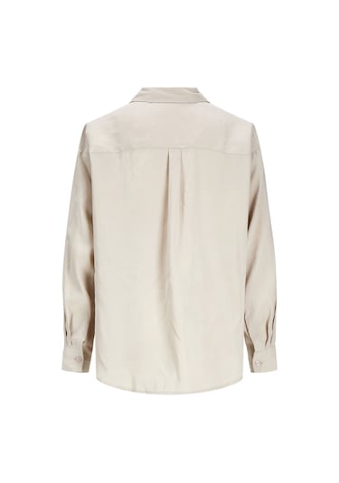 Jack & Jones Kadın Modal Gömlek - Fie - 12270927 Feather Gray