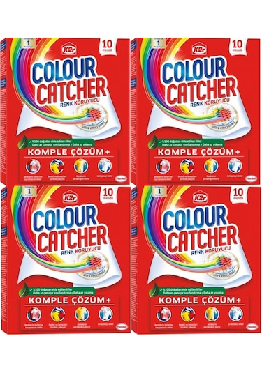 K2r Colour Catcher Renk Koruyucu Mendil 4 x 10'lu