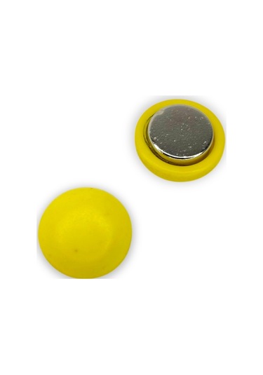 Eşarp Ve Şal Mıknatısı Soft Sarı Renk - Başörtü Tutucu Kadın Tesettür Aksesuar Mıknatıs Sarı