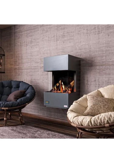 Revega H50ab Uzaktan Kumandalı Hermetik Doğalgazlı Şömine Soba