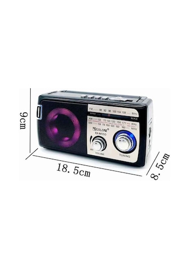 Concord RX-M55D Nostaljik Radyo Bluetooth Hoparlör