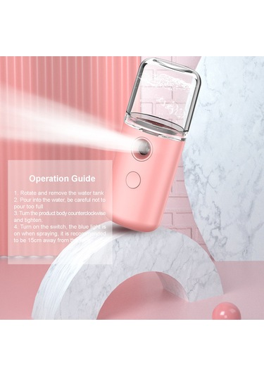 Kosona 30ml Taşınabilir Nano Buhar Yüz Nemlendirici - Tüm Cilt Tipleri İçin Soğuk Buhar Sağlama Ve Yaşlanma Belirtilerini Önleme